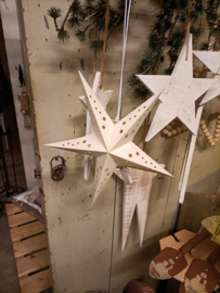Home137 Kerstster wit, middel (03.)