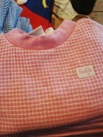 305-533 Wafel pyjama roze melange -