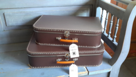 Logeerkoffer, bruin, 45 cm,  Mec10 (*)