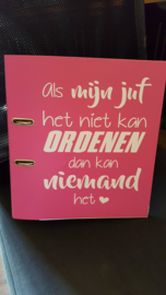 Ordner met tekst