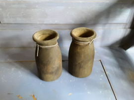 Tom54  (45.) Houten vaasje (18 cm)