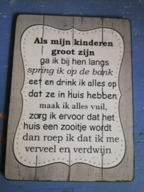 Vin87 Als mijn kinderen groot zijn