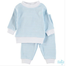 Wafel pyjama 305-532 blauw