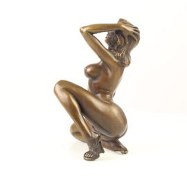 Bronzen Beeld 'Nude Woman"