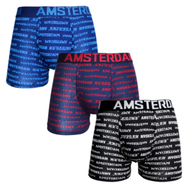 Heren Boxershorts Amsterdam - Set van 3 stuks