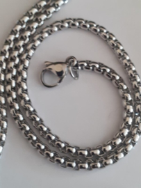 Kruis Kettinghanger Edelstaal + Ketting