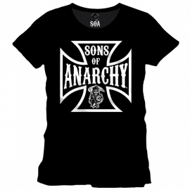 Sons of Anarchy - Reaper Cross T-shirt - Black
