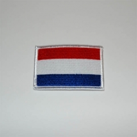 Embleem stof vlag Holland middel 10901