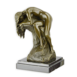 Bronzen Beeld "Sleeping Nude "