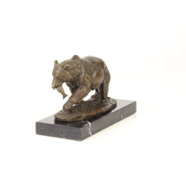 Bronzen Beeld Grizzly Beer