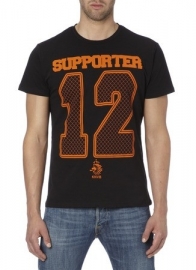 Voetbal Supporter 12 Black Shirt