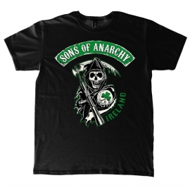 Sons of Anarchy- Ireland T-Shirt - Black