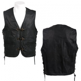 Biker vest X-treme   ( Buffalo leather )