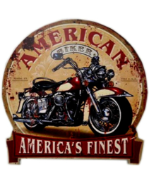 Metalen Wandplaat Rond - American Finest