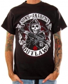 Sons of Anarchy - Outlaw Banner T-shirt