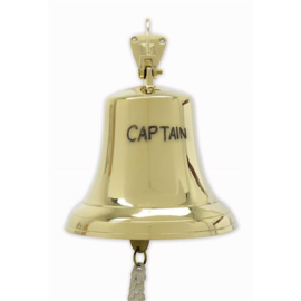 Koperen Muur Scheepsbel "Captain"