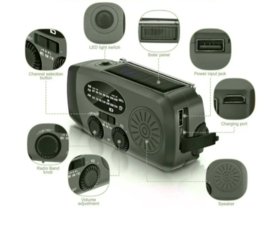 Noodradio Opwindbaar En Zonne-energie Fosco
