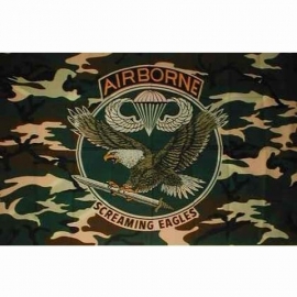 Vlag Airborne camo (adelaar)