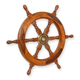 Houten Stuurwiel  62 cm