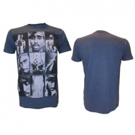 Tupac Grey Collage Photos Heren T-Shirt