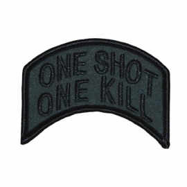 Embleem stof one shot one kill