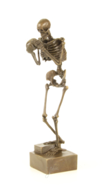 Bronzen Beeld "Death Contemplating"