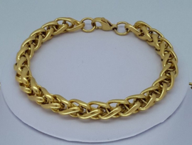 Vossenstaart Ketting + Armband Edelstaal