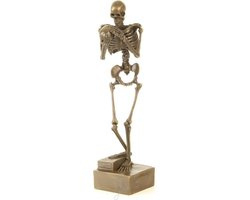 Bronzen Beeld "Death Contemplating"