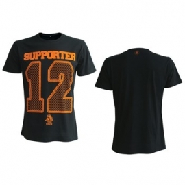 Voetbal Supporter 12 Black Shirt