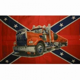 Vlag Rebel Truck