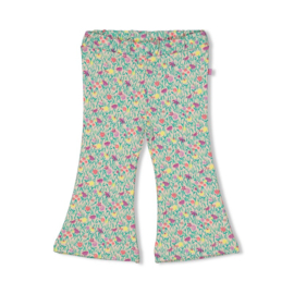 Broek flared Picknick Party green 52202342