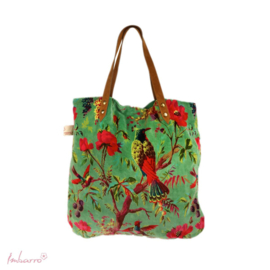 Shopper imbarro paradise green 50x50cm
