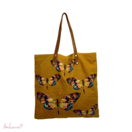 Shopper imbarro vlinder 50x50cm