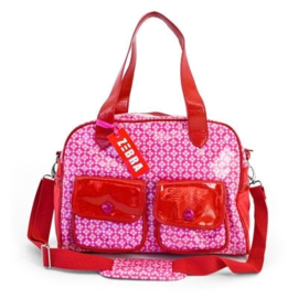 Zebra girls shopper flower pink