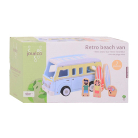 Retro strandbus met accessoires  Joueco