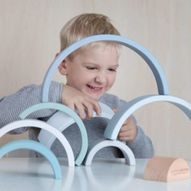 Little Dutch regenboog blauw pastel