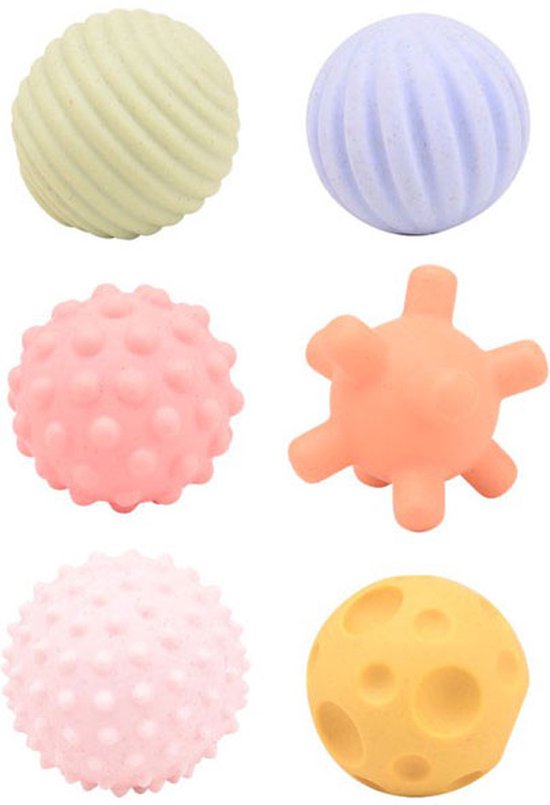 Happy World motoriek ballen 6 stuks