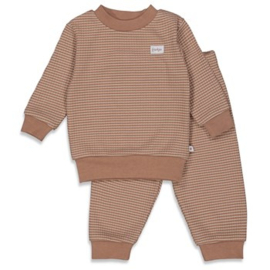 Feetje pyjama wafel brown 3055581