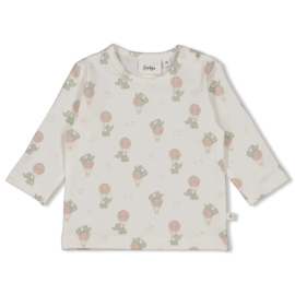 Shirt Honey Bear badstof overslag offwhite 51602698