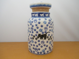 Pot met kurk deksel E30-1771