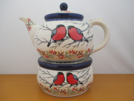 Theepot 1,3L met brander 4908 UNIKAT