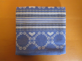 Thee- en handdoek Lace Royal Blue