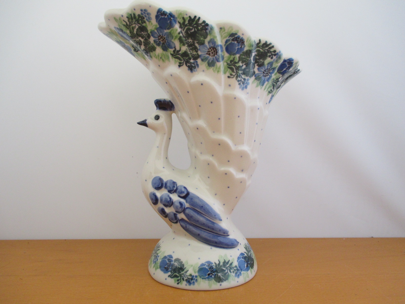 Bloemen vaas Pauw
