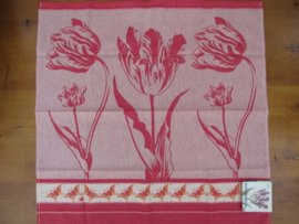 Thee- en handdoek Tulip Red Rijksmuseum