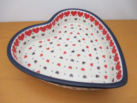 Heart shape oven dish A49-2108
