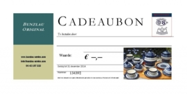 Bunzlau Original Cadeaubon € 15,--