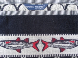 Handdoek Special Edition Fish Dark Blue