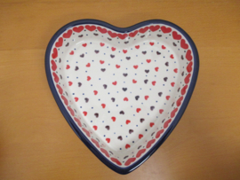 Heart shape oven dish A49-2108