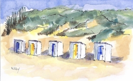 2012-022 Strandhuisjes bij het Zwin