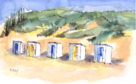 SP004 | Strandhuisjes bij het Zwin